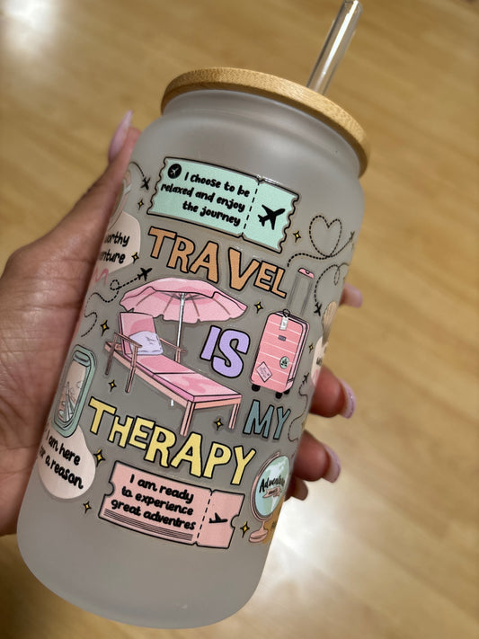 Travel is my Therapy Cup