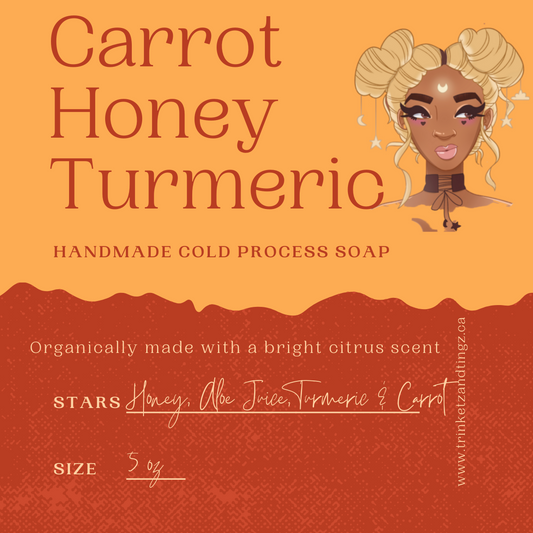 Carrot Honey Turmeric Soap